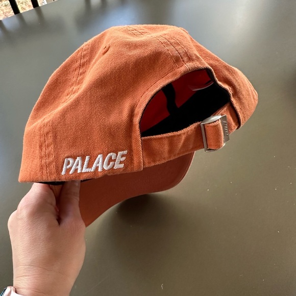 Palace P 6 panel hat in orange. - Picture 4 of 4